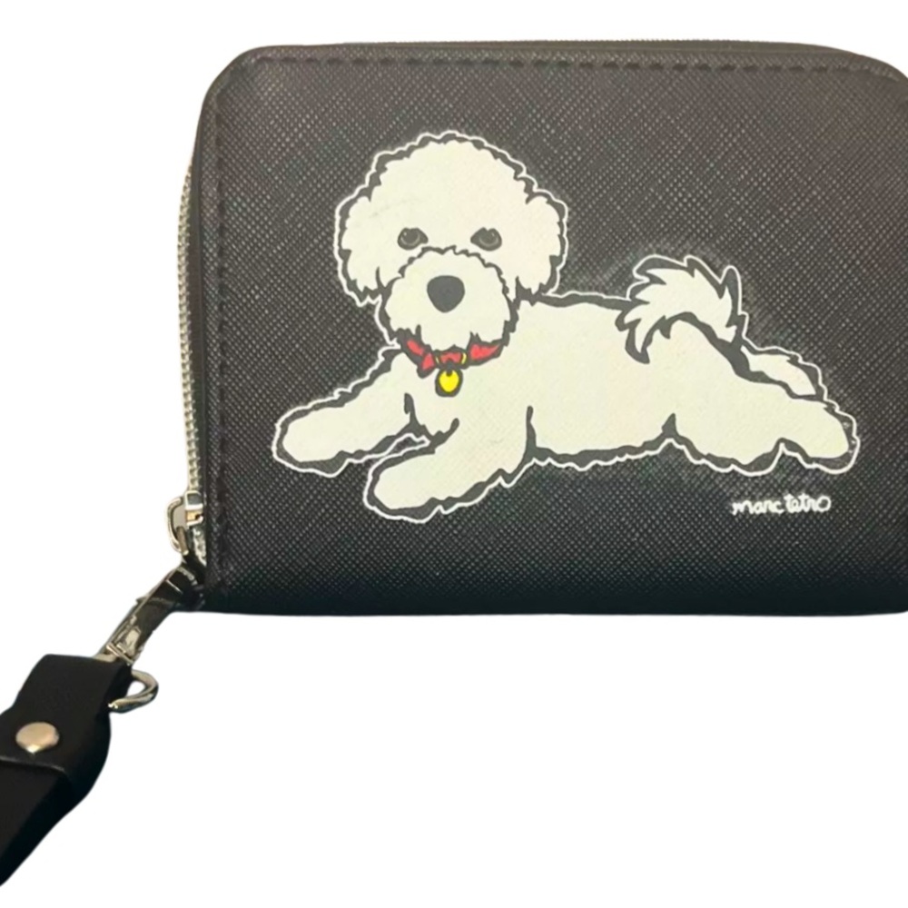 Marc Tetro Women’s Wallets Wristlets Black In Bichon Design